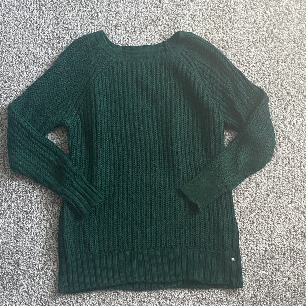 American eagle hunter emerald green jegging sweater